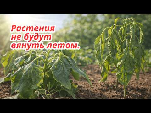 Полейте этим сейчас высаженную рассаду, что бы летом не вянули листья. Полейте этим сейчас высаженную рассаду, что бы летом не вянули листья.