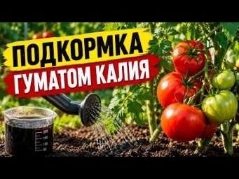 Томаты наливаются на глазах после этой подкормки. Гумат калия для томатов.