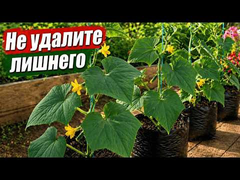 Сколько завязей на огурцах нужно удалить после высадки, что бы не потерять урожай.