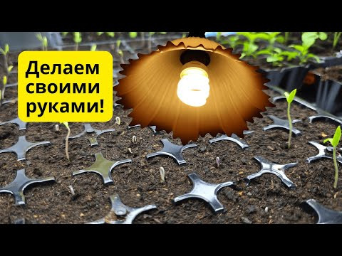 Плафон для досвечивания рассады- рассада вырастает намного крепче! Плафон для досвечивания рассады- рассада вырастает намного крепче!