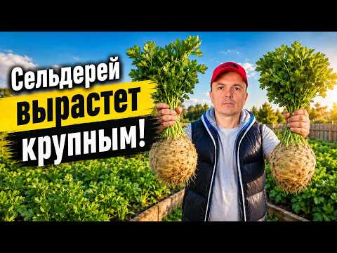 Последняя подкормка сельдерея &mdash; для крупного корнеплода!