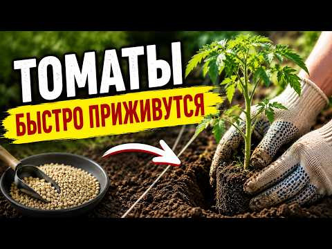 Высадка томатов в грунт: что положить в лунку для сильного старта